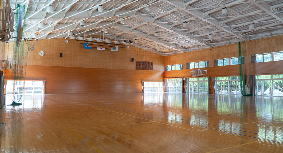 本川根中学校体育館