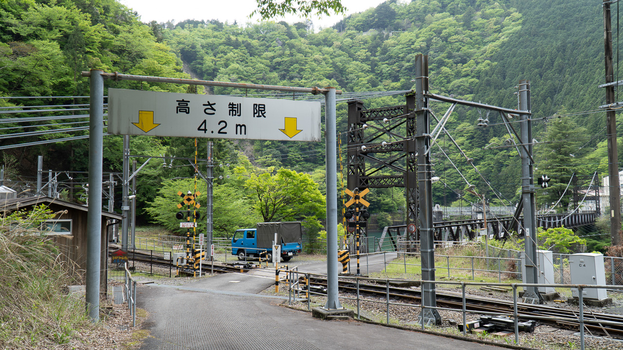 市代吊橋（鉄製トラス吊橋）